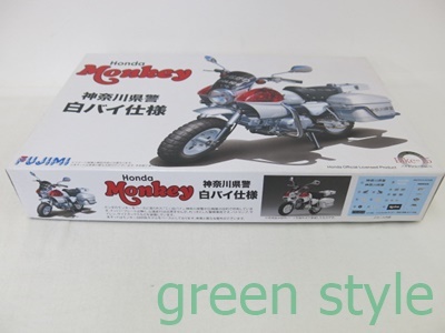 # FUJIMI Honda Monkey Kanagawa prefecture . motorcycle police specification 1/12 scale model kit [1/12 motorcycle police decal west Japan ] extra attaching not yet constructed goods 