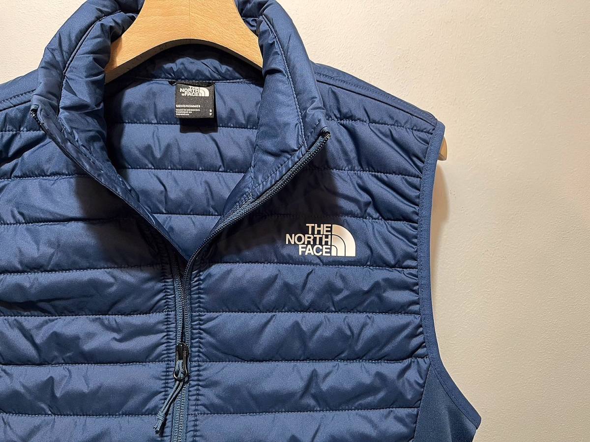 新品 正規品 USA限定 日本未発売 The North Face ノースフェイス インサレーションベスト HeatseekerEco US-S Blue 洗濯可能_画像3