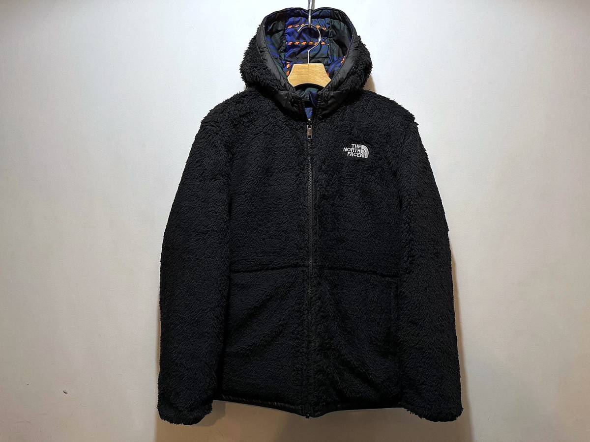 新品 正規品 USA限定 日本未発売 The North Face ノースフェイス リバーシブル フリース＋ナイロンジャケット フード取り外し可能_画像6