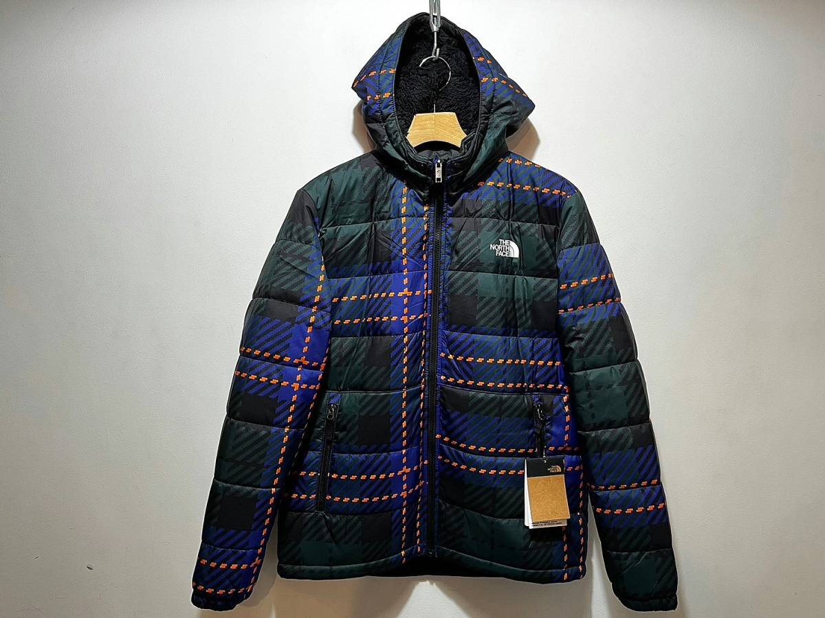 新品 正規品 USA限定 日本未発売 The North Face ノースフェイス リバーシブル フリース＋ナイロンジャケット フード取り外し可能_画像7