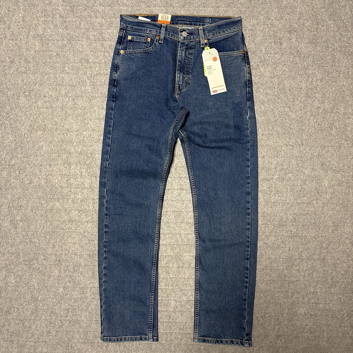 W29★ 暖パン 新品 リーバイス 505 ウォーム レギュラーストレート ストレッチデニム LEVI'S 暖パンWARM 保温 ジーンズ パンツ 00505-2124_画像2