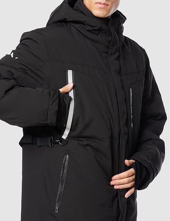 Lサイズ相当 ★定価2万2000円★ 新品 PUMA BMW MMS Padded Jacket プーマ パデッド 中綿 ジャケット 撥水 エコダウン 黒 531135-01_画像3