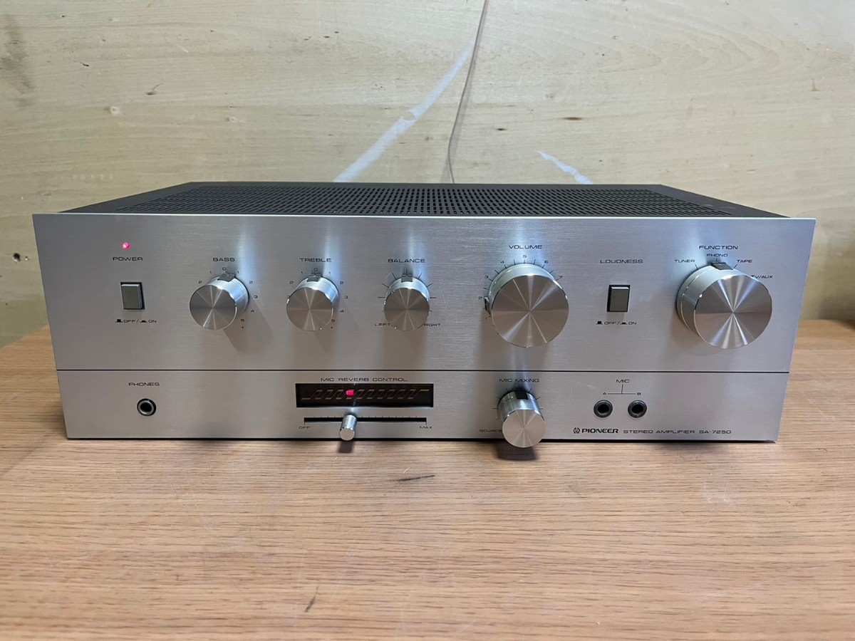 ○ Pioneer パイオニア ステレオ アンプ SA-7250 STEREO ○ Pioneer パイオニア ステレオ アンプ SA-7250 STEREO