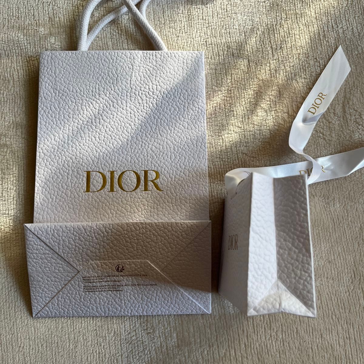 DIOR ディオール　ショッパー　リボン付き