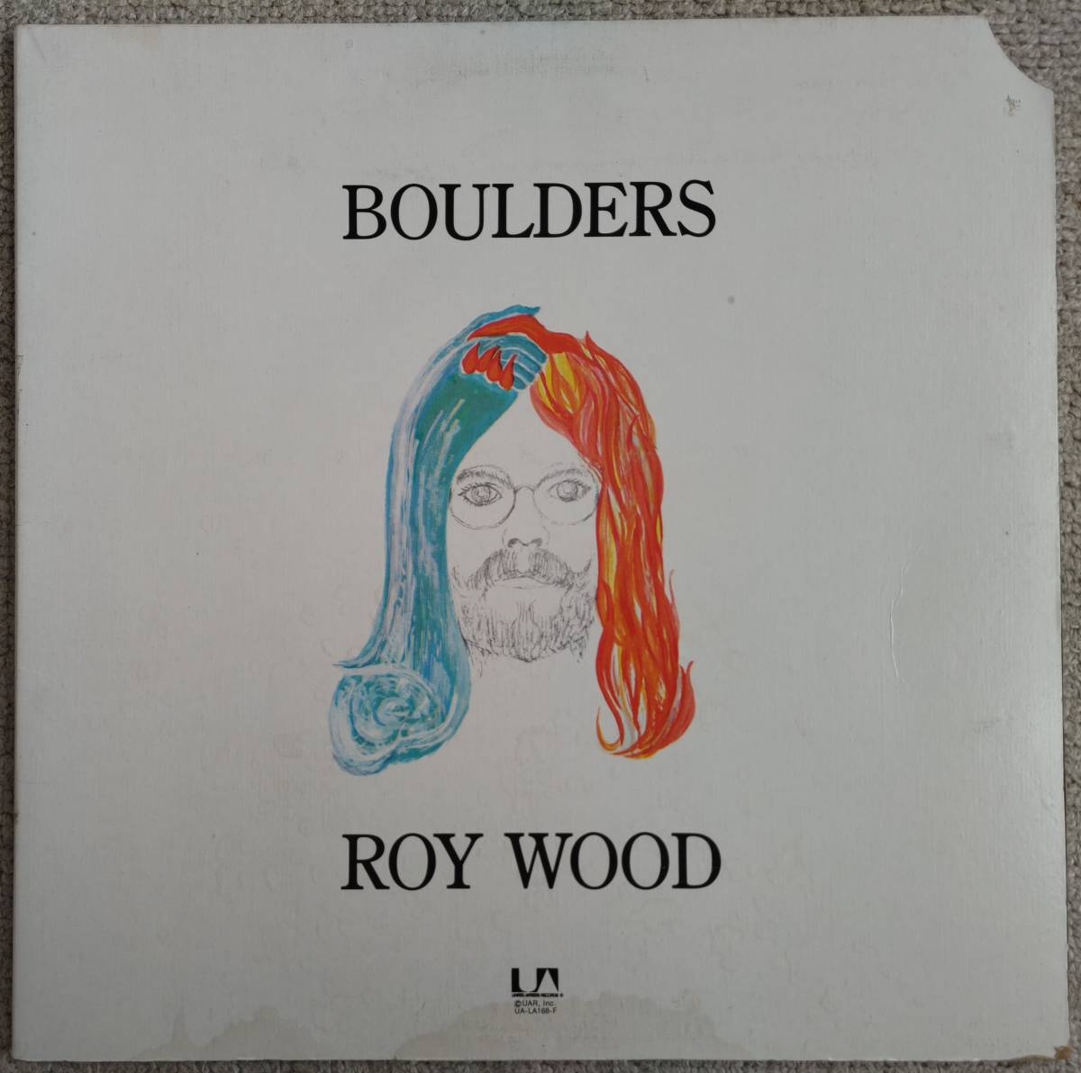Roy Wood『Boulders』LP The Move Wizzard ELO_画像1