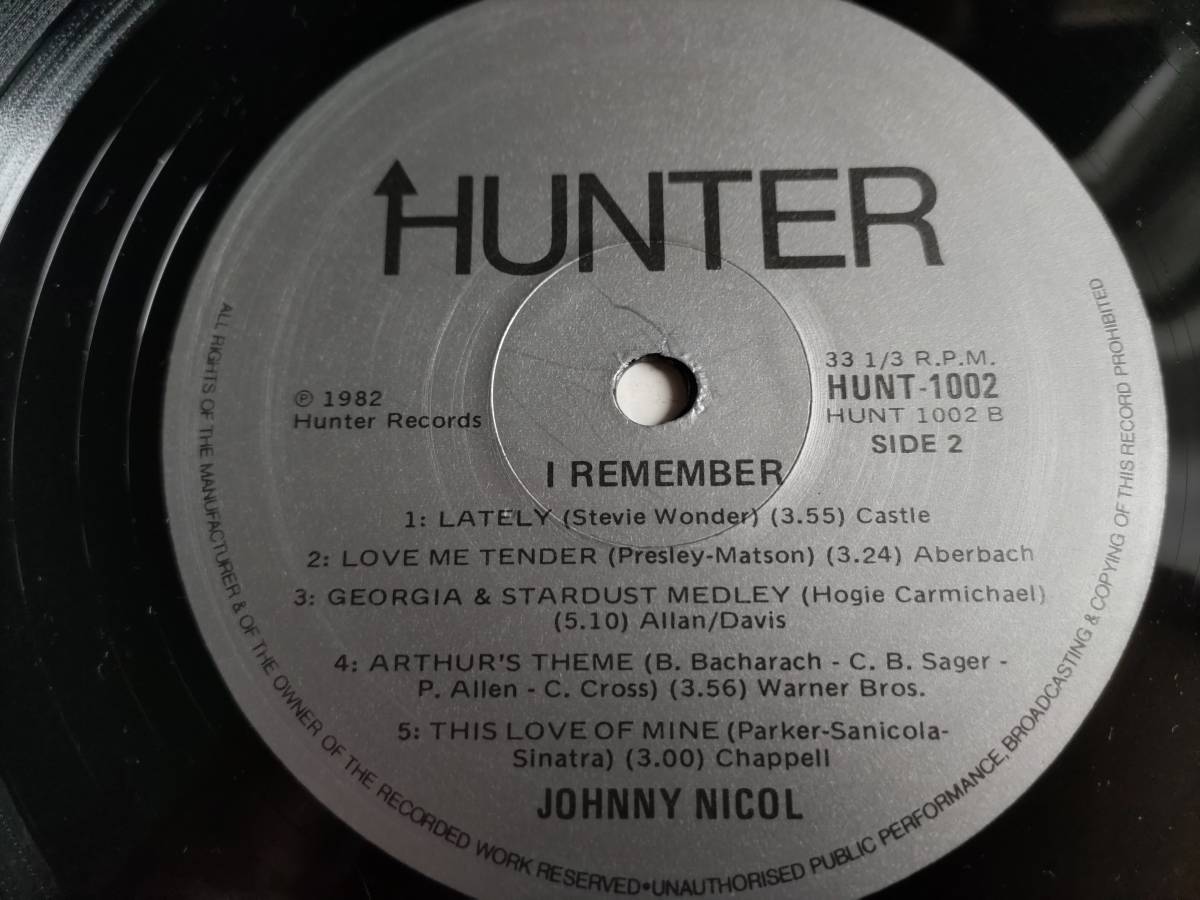 激レア!!!豪州産ジャジー・グルーヴ必聴盤!!!【試聴!!!】Johnny Nicol『I Remember』LP Jazz AOR Light Mellow オルガンバー サバービア_画像4