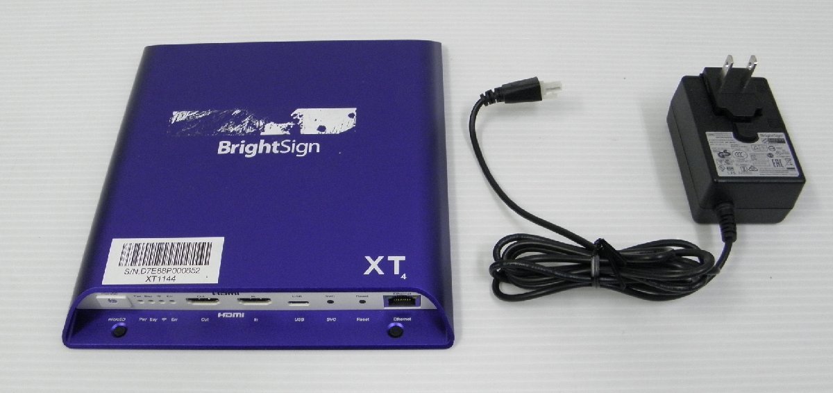 メディアプレーヤー BrightSign XT1144 現状品_画像1