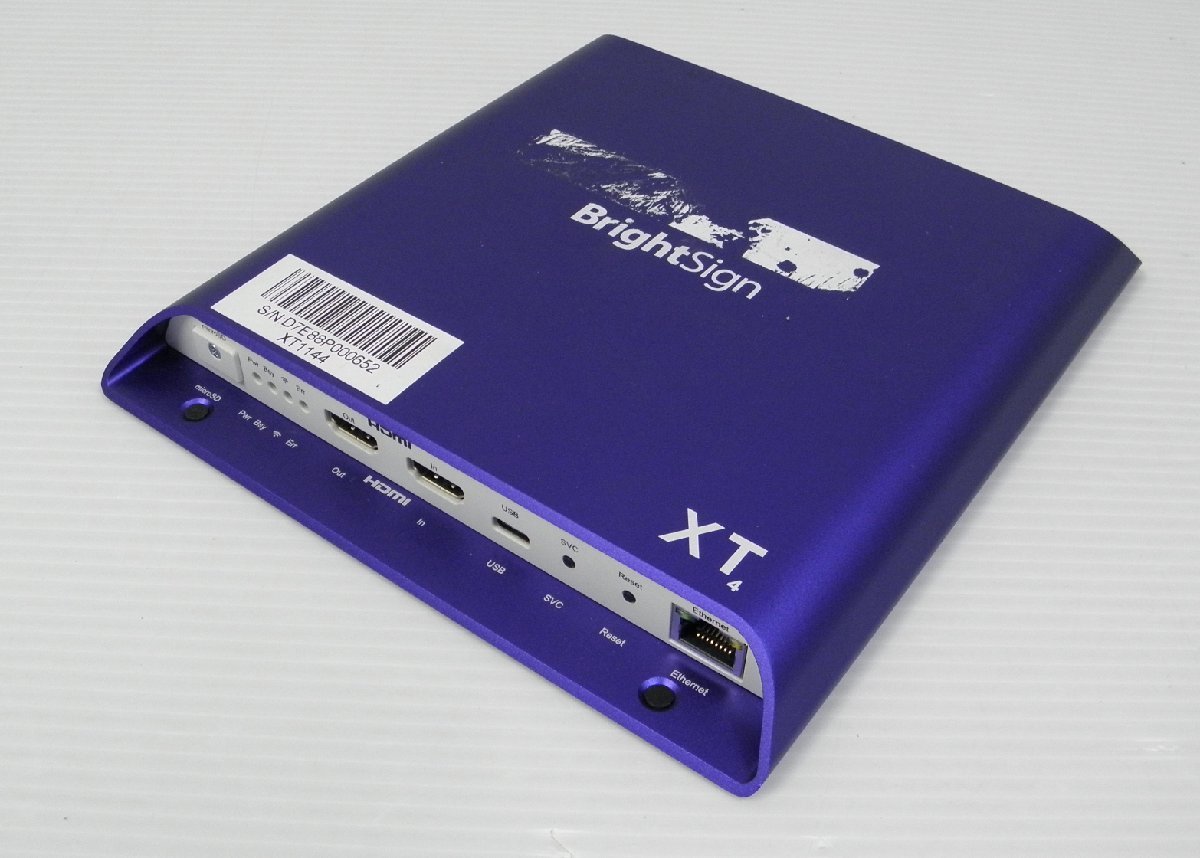 メディアプレーヤー BrightSign XT1144 現状品_画像2