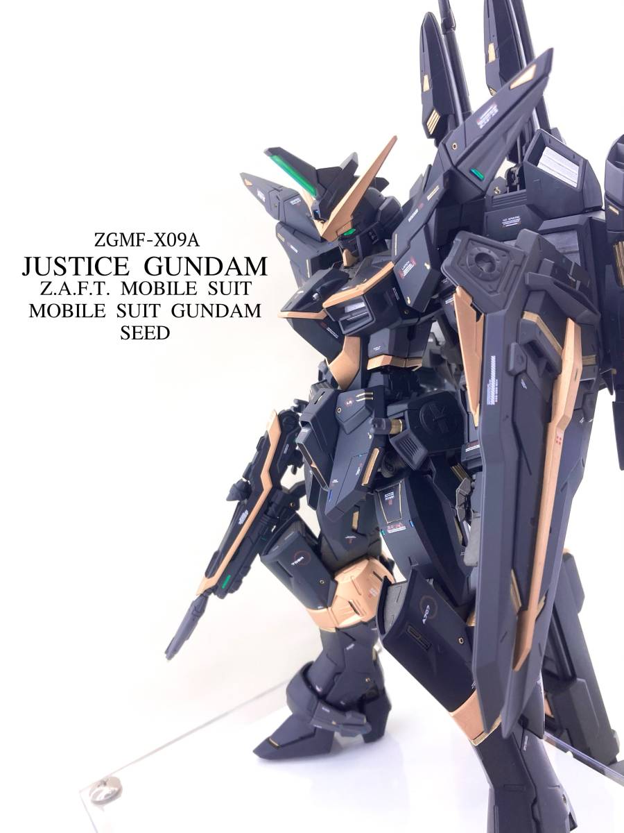 Yahoo!オークション - MG 1/100 ジャスティスガンダム 全塗装 Yahoo!オークション - MG 1/100 ジャスティスガンダム 全塗装