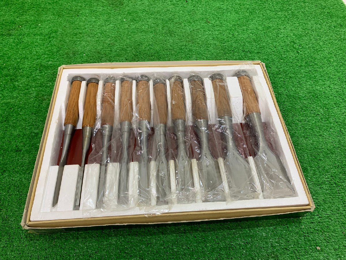 中古】 別誂追入組鑿 ハイス鋼 10本セット 【博多店】 - 本体 中古】 別誂追入組鑿 ハイス鋼 10本セット 【博多店】 - 本体