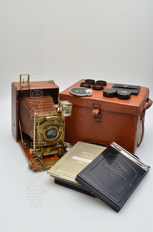 ERNEMANN Tropen Heag XI Carl Zeiss Jena Tessar 6.3/13.5cm set in outfit case_画像2