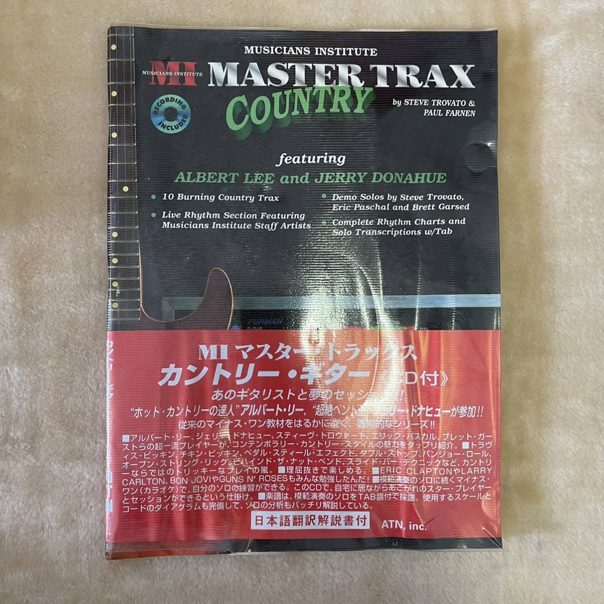 MI MASTER TRAX COUNTRY MI マスター　トラックス　カントリー　ギター　日本語翻訳解読書付き　Y_画像1