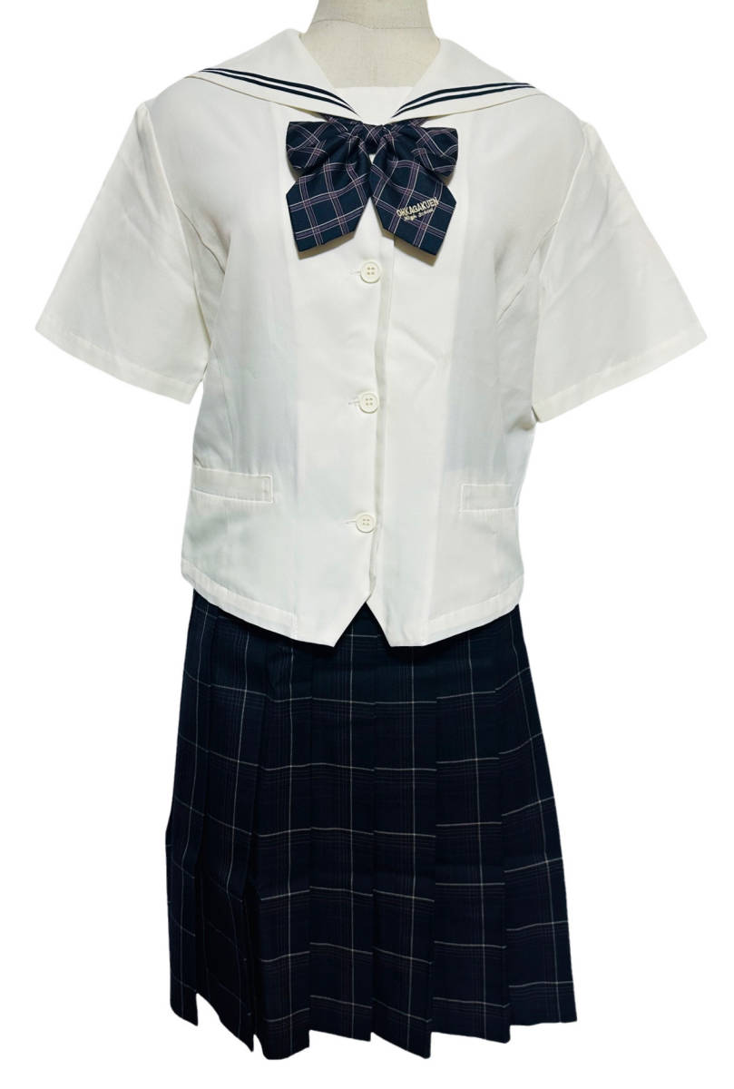 桜花学園高等学校 / 制服 / 卒業生保管品/ 指定品 / セーラー / スカート /リボン ////_画像1