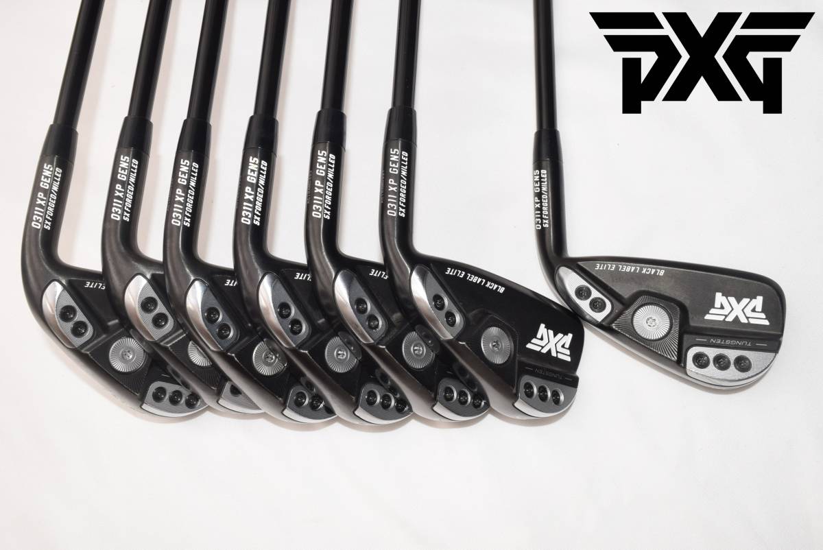 ☆中古・美品☆PXG 0311XP GEN5 アイアン ブラック☆5-G 7本セット☆Diamana 70 Flex:s☆カーボンシャフト_画像1