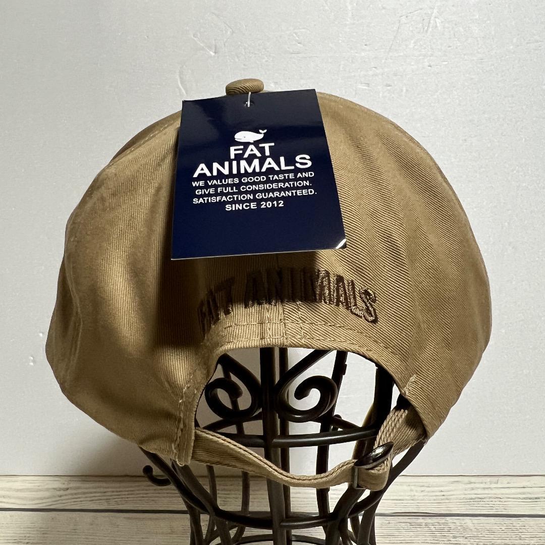 FAT ANIMALS (ファット・アニマルズ) - ツイルキャップ ローキャップ 野球帽 キャップ 56.5-58.5cm 茶色 男女兼用モデル (タグ付き未使用)の画像7