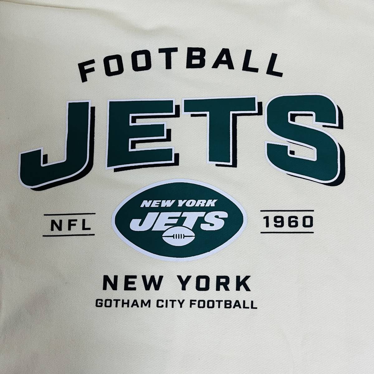 NFL x サンキューマート コラボ - NEW YORK JETS パーカー ジェッツ アメフト 期間限定販売品 販売終了品 (タグ付き新品未使用品)_画像2