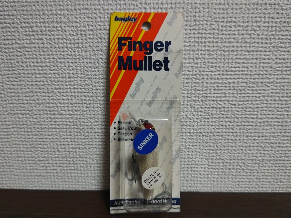 【新品 ダズラーラメ レッドヘッド】 バグリー フィンガーマレット bagley Finger Mullet M2 # オフト オリジナル クリスマス オールドの画像1