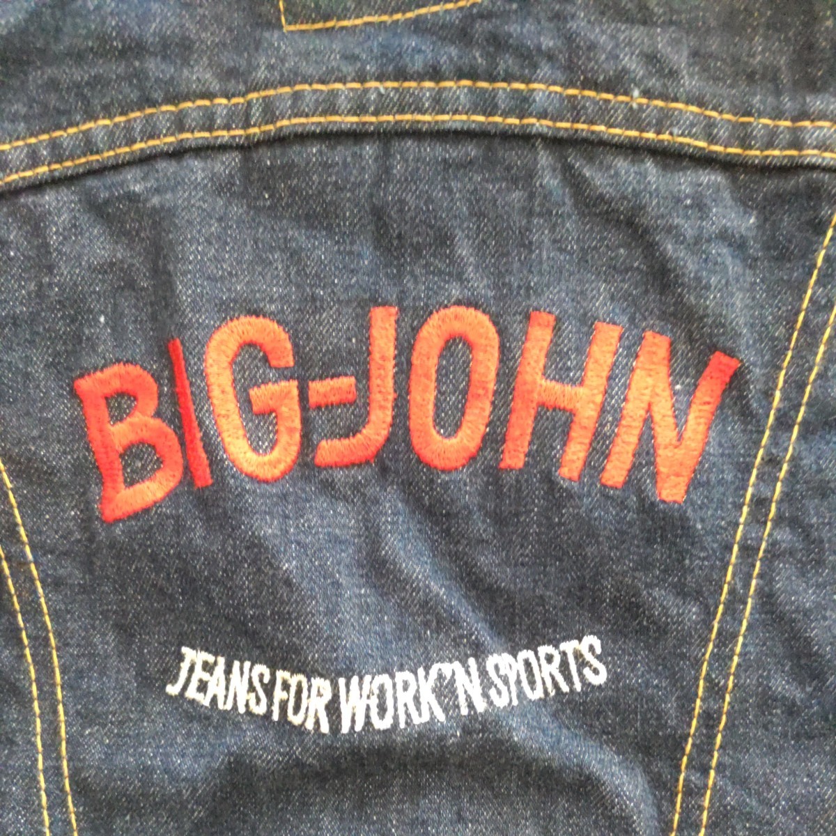 60s-70s ヴィンテージ ビッグジョン BIG JOHN　インディゴ染め　リーバイス 3rdタイプ　Gジャン　キッズ_画像5