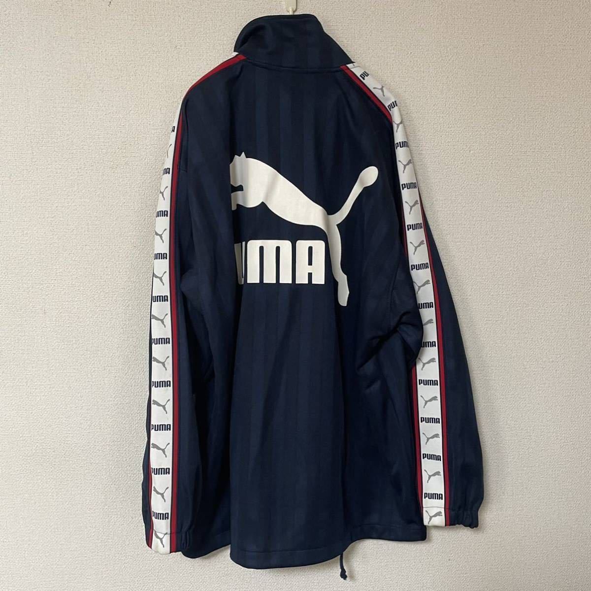 超希少品】 PUMA プーマ ジャージ セットアップ 上下 刺繍ロゴ 超希少品】 PUMA プーマ ジャージ セットアップ 上下 刺繍ロゴ