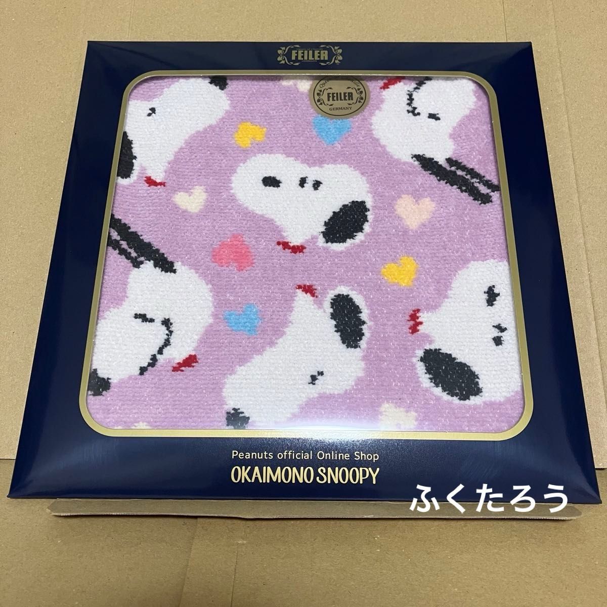 FEILERフェイラー おかいものSNOOPY コラボ ハンカチ スヌーピー FEILERフェイラー おかいものSNOOPY コラボ ハンカチ スヌーピー