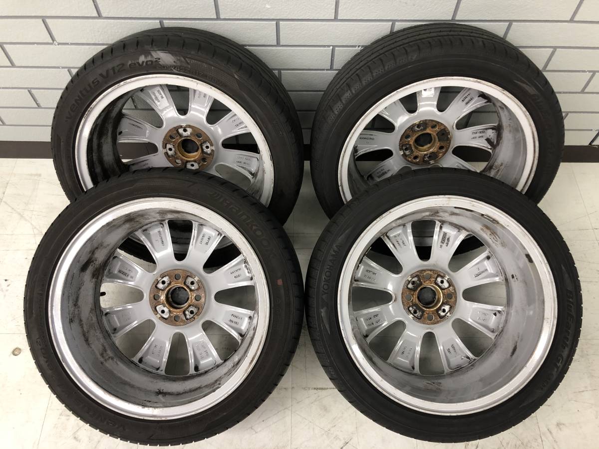 BMW MINI ミニ R56 R59 純正 ホイール タイヤ付 4本 R50 R53 R55 R57 R58など 17X7J 7J-17 4穴 PCD100 ＋48 ハブ径56 205/45R17【MN06054】_画像6