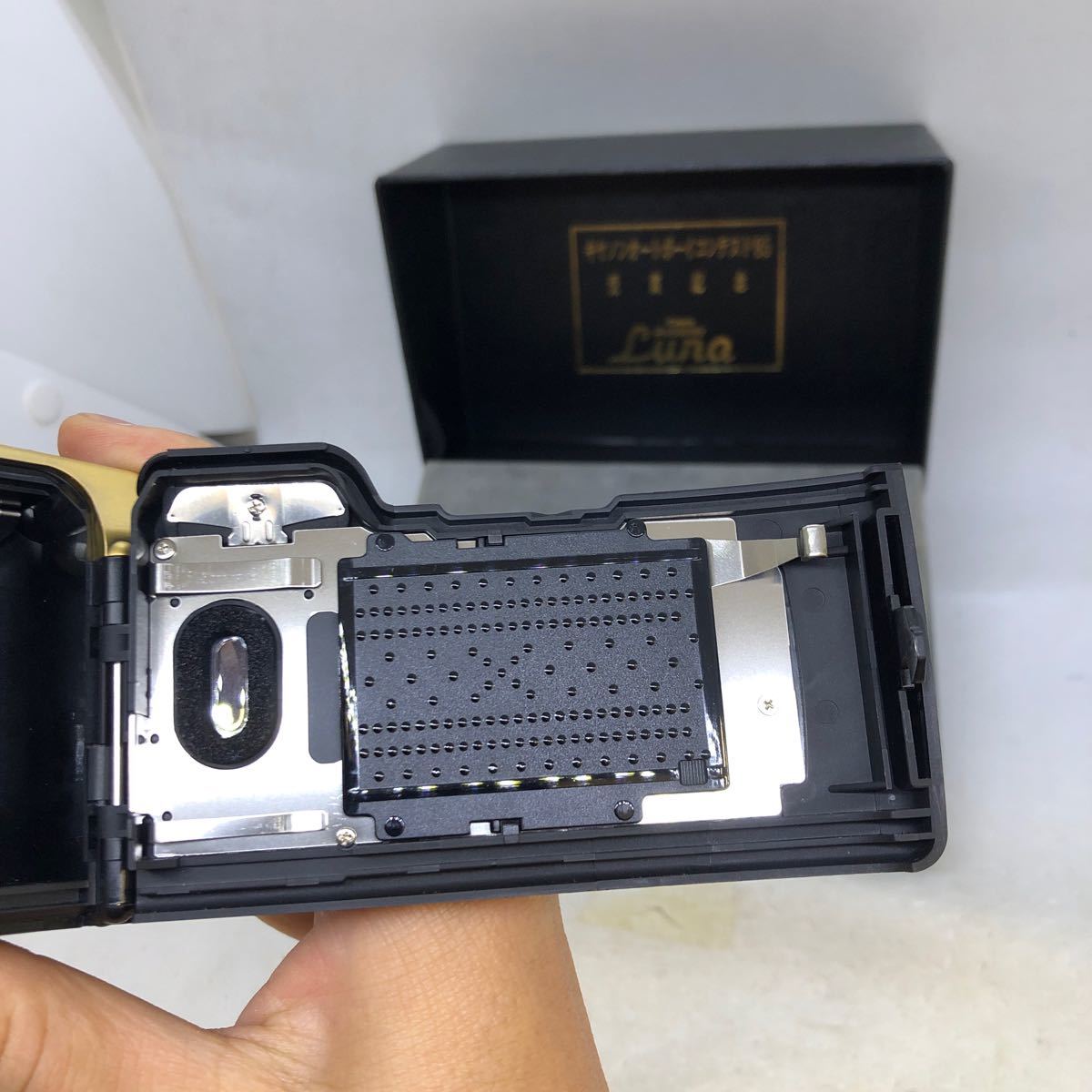 ★極上美品★ Canon Autoboy Luna 28-70mm PANORAMA 記念品 GOLD ゴールド_画像9