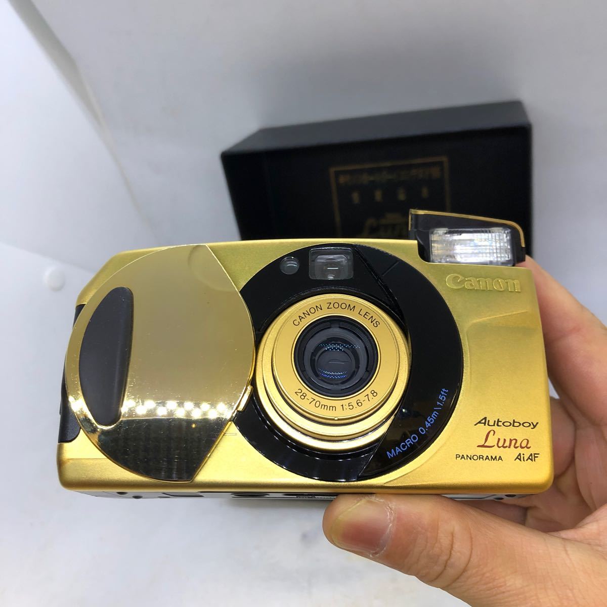 ★極上美品★ Canon Autoboy Luna 28-70mm PANORAMA 記念品 GOLD ゴールド_画像2
