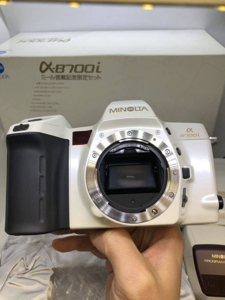 ★極上美品★安心初期不良対応★ MINOLTA α8700i PROGRAM 5200iセット α-8700i ミール搭載記念限定セット　☆元箱一式セット☆_画像4