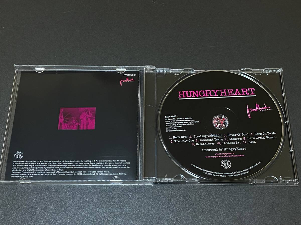 ◆即落◆良品◆日本盤未発◆HUNGRYHEART/HUNGRYHEART◆イタリア産メロディアスHR◆VocalがPaul Laineそっくり◆BON JOVI系のデビュー作◆_画像2