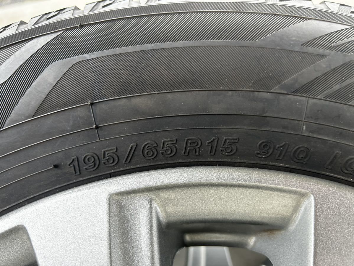 スタッドレスタイヤ ホイール付き　中古品　195/65R15 ノア、ボクシーに_画像2