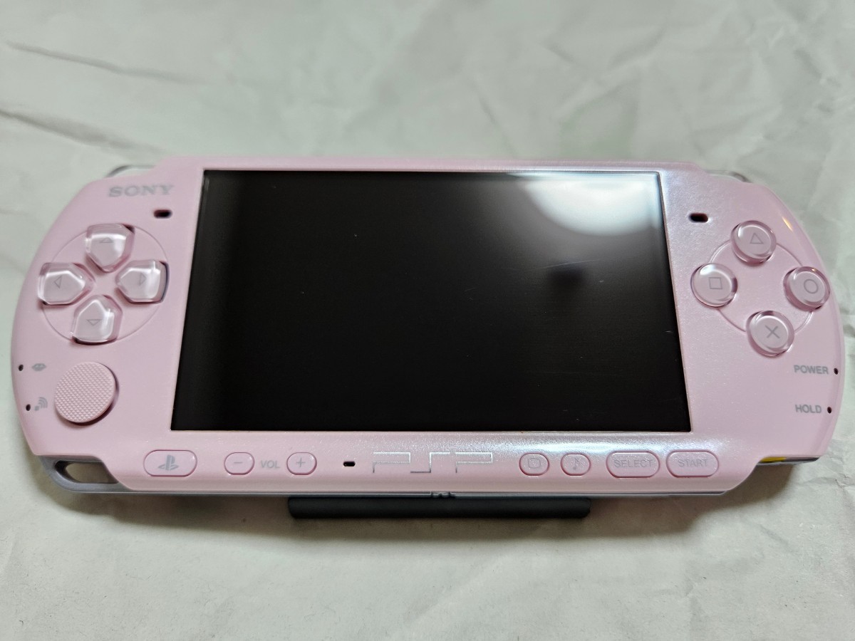 【中古品】１円スタート品 動作確認済み 本体のみ　ソニー　PSP-3000 本体 ピンク_画像1