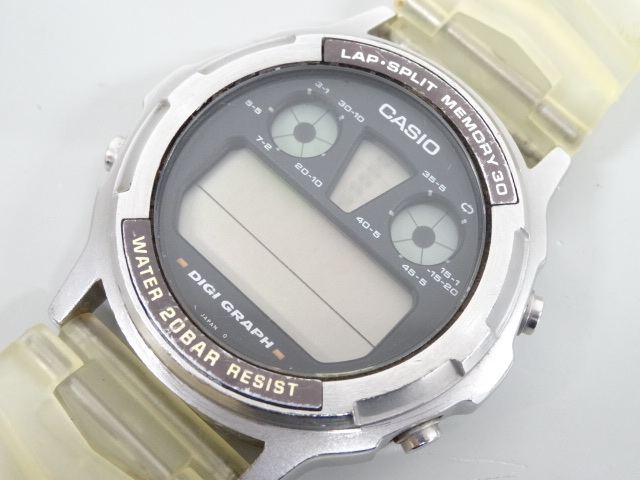 ジャンク CASIO カシオ DIGI GRAPH デジグラフ DW-3100 メンズ クオーツ 腕時計_画像1