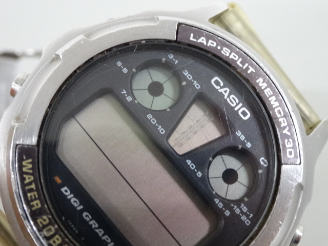 ジャンク CASIO カシオ DIGI GRAPH デジグラフ DW-3100 メンズ クオーツ 腕時計_画像2