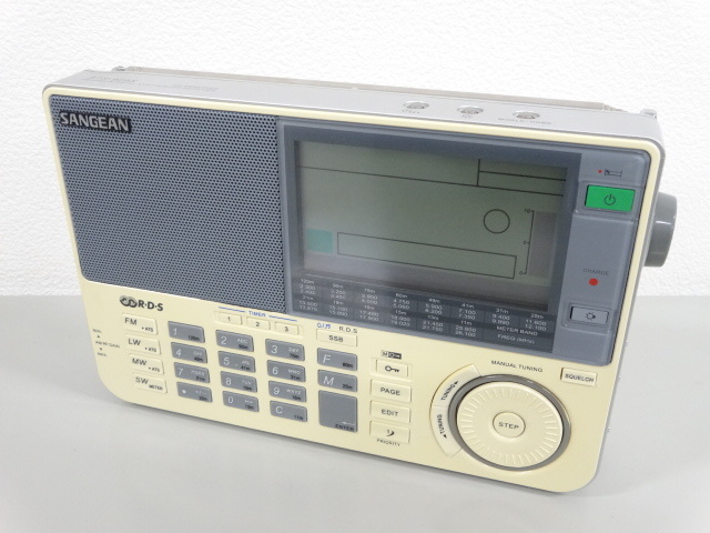 ジャンク 2013年製 SANGEAN サンジーン 短波ラジオ ATS-909X FM LW MW SW 動作未確認_画像3