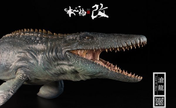 本心楠改 Nanmu 1/35 サイズ モササウルス Lord of Abyss 大きい 恐竜 リアル フィギュア PVC 大人のおもちゃ プレゼント 63cm級 模型_画像8