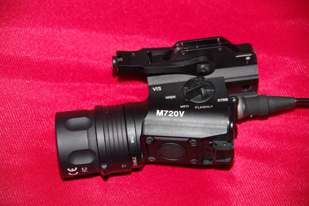 未使用！実物！IR付！入手困難！シュアファイア【SUREFIRE M720V RAID】ブラック_画像2