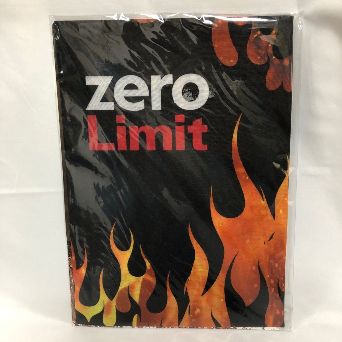 送料込み　EXILE×コカ・コーラゼロ　zero Limit バンダナ　炎柄　ミニポスター付き　2013年　非売品　ノベルティグッズ　未使用品_画像1