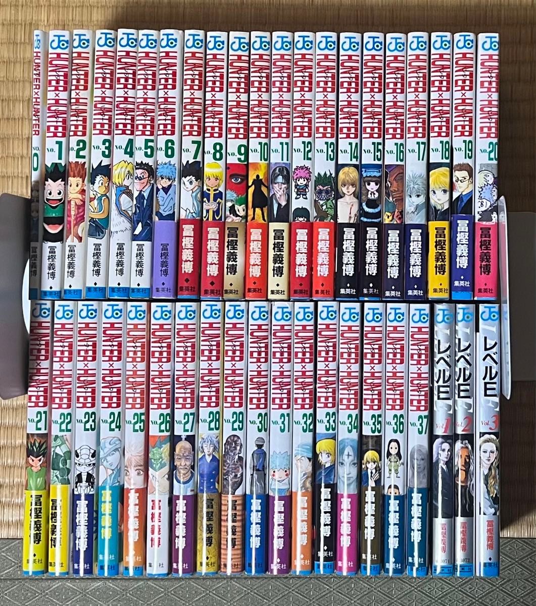 【27.28日限定セール】【全巻初版帯付】HUNTER×HUNTER 全37巻＋関連本4冊