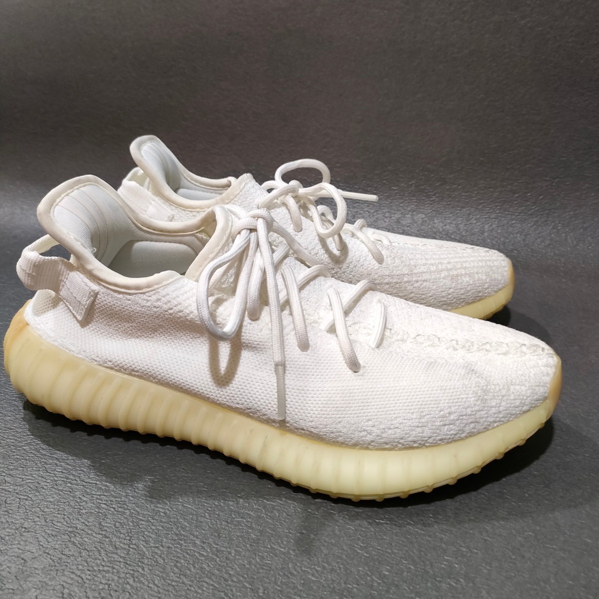 adidas YEEZY BOOST 350 V2 Cream/Triple White CP9366 アディダス　イージーブースト　26.5cm 8.5 Kanye West　カニエ・ウエスト_画像3