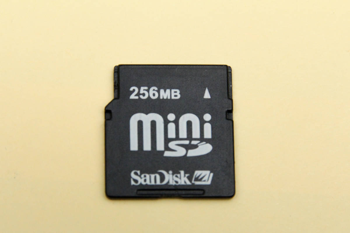 256 МБ Minisd Card Sandisk
