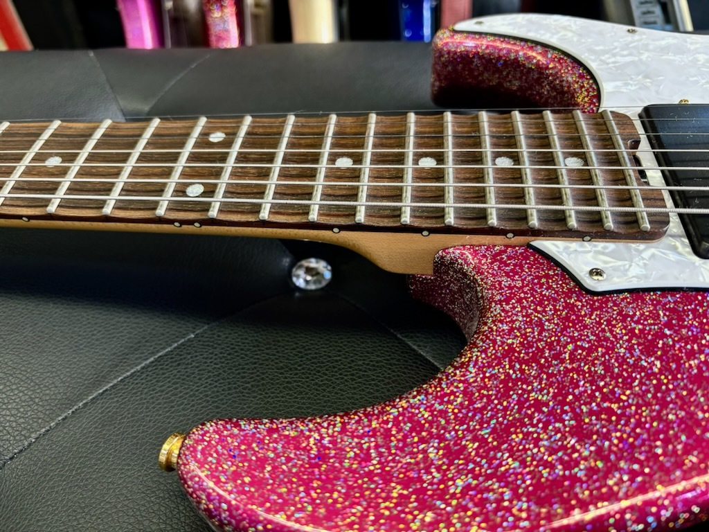  immediate payment! mostly ... not therefore exhibition.!7 string 2 ps attaching! SNAPPER-7 Ohmura Custom -Twinkle Pink-