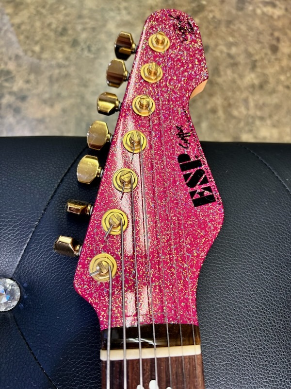 immediate payment! mostly ... not therefore exhibition.!7 string 2 ps attaching! SNAPPER-7 Ohmura Custom -Twinkle Pink-