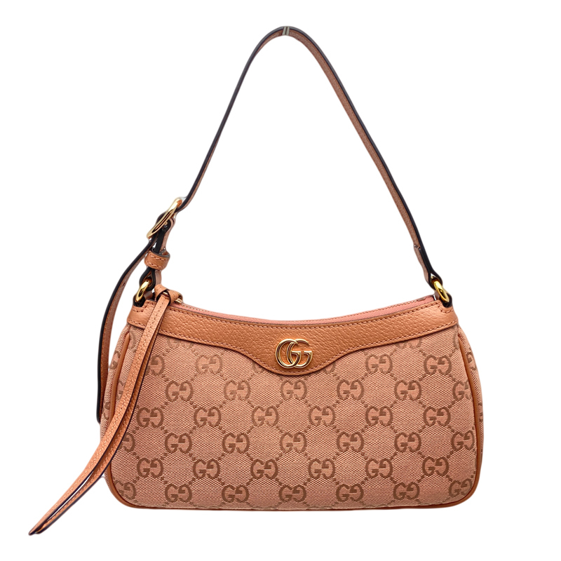 ★美品★GUCCI グッチ　オフィディア　ショルダーバッグ　735145　GGキャンバス　ピンク系　中古A【辻屋質店B2237】_画像10