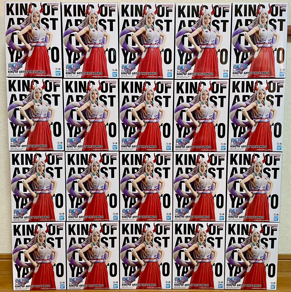 ワンピース KING OF ARTIST THE YAMATO ヤマト フィギュア 20体セット！_画像1