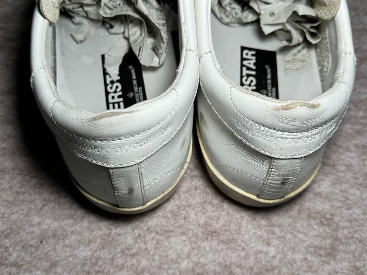 【美品】[43 28cm] golden goose ggdb ゴールデングース　Super-Star　ベルクロストラップ_画像5