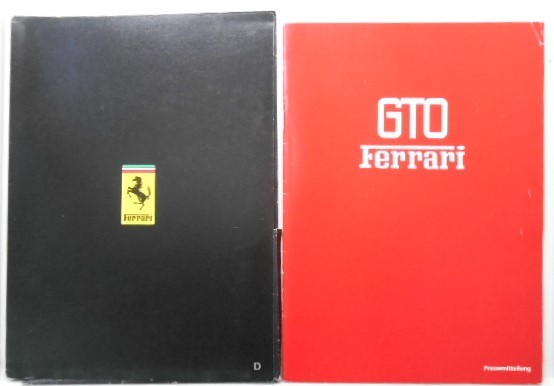 FERRARI 288GTO Press kit (. language )