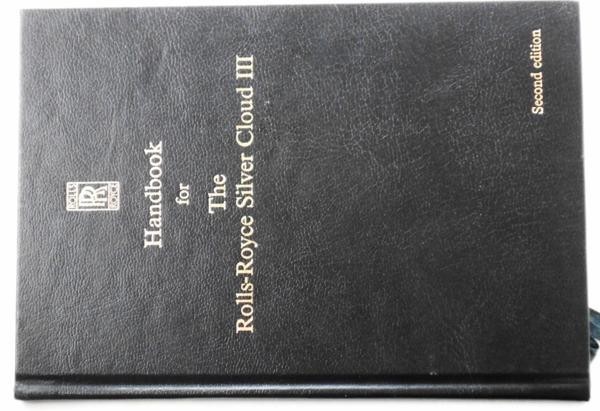ロールス・ロイス Rolls Royce SILVER Cloud III Series Owner's Handbook '1964