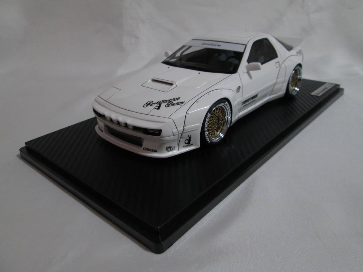 イグニッションモデル 1/18 PANDEM マツダRX-7 (FC3S) White イグニッションモデル 1/18 PANDEM マツダRX-7 (FC3S) White