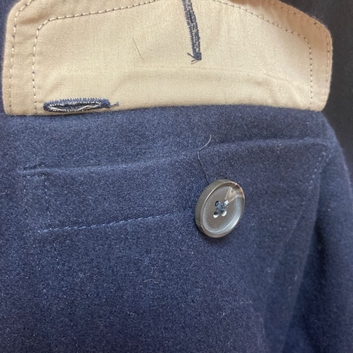 未使用　HARE メンズ　ウールジャケット　紺　Mサイズ 秋冬の通勤、通学に！