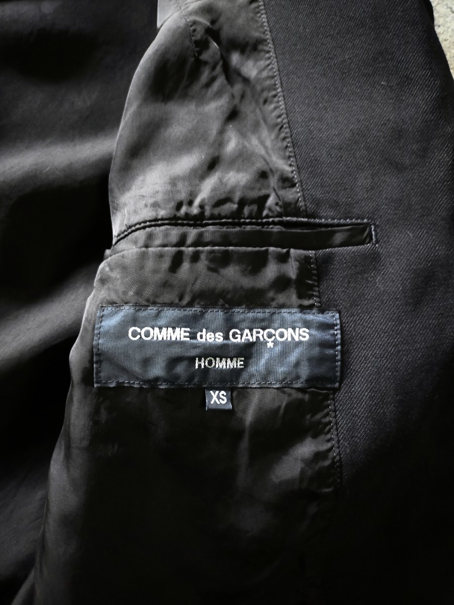 AD2020【極美品】COMME des GARCONS HOMME 背面切り替え 3B テーラードジャケット size-XS コムデギャルソン ウールジャケット CDG PLUS_画像3